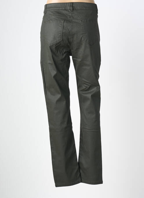 Pantalon slim țesătură acoperită verde GERARD DAREL femme