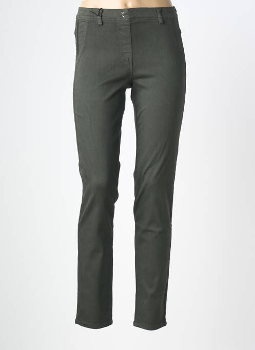 Blugi cu croială slim elasticitate mărime normală verde EAST DRIVE femme