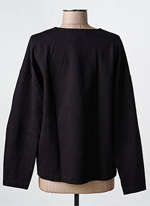 Top guler în v mâneci lungi negru ORTO BOTANICO femeie