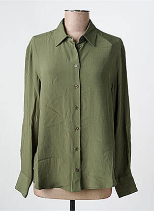 Cămașă croială fluidă mâneci lungi verde GERARD DAREL femeie