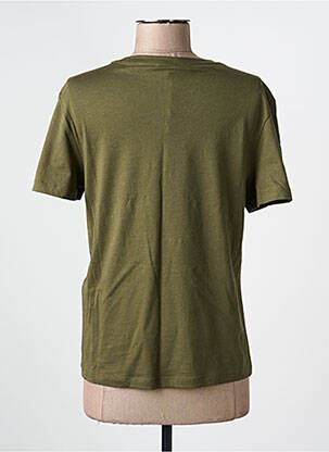 Tricou croială dreaptă mâneci scurte verde LIU  JO femeie