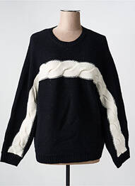 Pulover guler rotund mâneci lungi negru GERARD DAREL femme