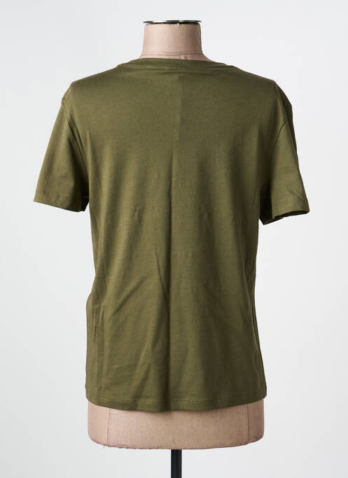Tricou croială dreaptă mâneci scurte verde LIU  JO femme
