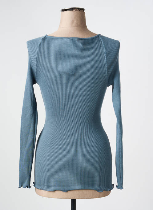 Top croială cambrată mâneci lungi albastru OSCALITO femme