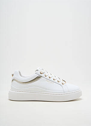 Adidași țesătură satinată toc plat până la 3 cm alb TWINSET femeie