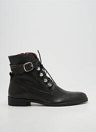 Botine/ghete toc mic toc plat până la 3 cm negru SANTAFE femeie