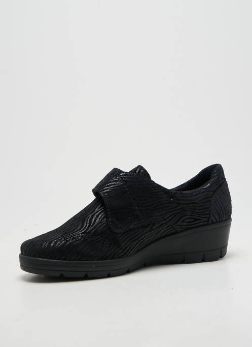 Încălțăminte de confort țesătură satinată toc de 4 la 6 cm negru ALTEX femme