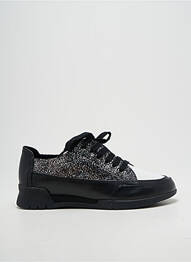 Adidași țesătură satinată toc plat până la 3 cm negru EMILIE KARSTON femeie