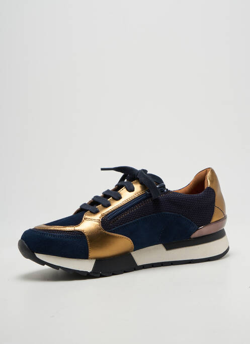 Adidași închidere cu fermoar și șireturi toc plat până la 3 cm albastru EMILIE KARSTON femme