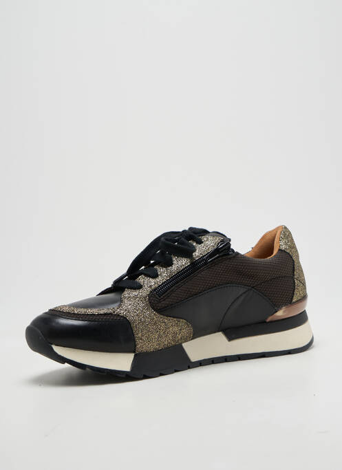 Adidași închidere cu fermoar și șireturi toc plat până la 3 cm negru EMILIE KARSTON femme