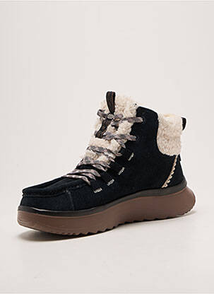 Botine/ghete umplută toc de 4 la 6 cm negru HEY DUDE femeie