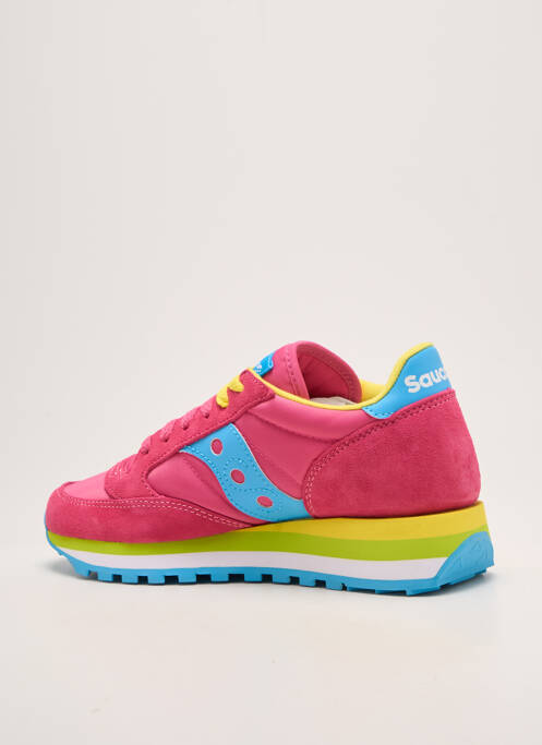 Adidași vârf rotund toc plat până la 3 cm roz SAUCONY femme