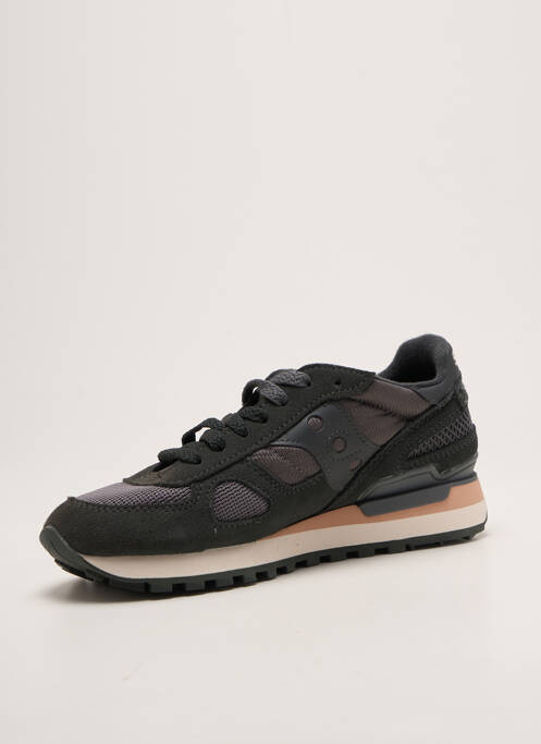 Adidași branț detașabil toc plat până la 3 cm negru SAUCONY femme
