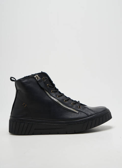 Botine/ghete vârf rotund toc plat până la 3 cm negru FLEXINOS femme