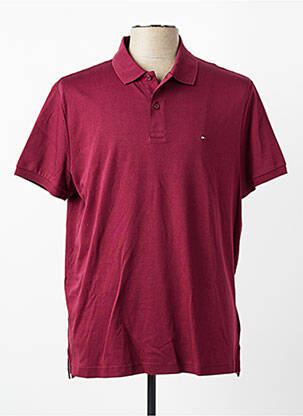 Polo croială dreaptă mâneci scurte roșu TOMMY HILFIGER homme