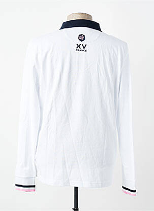 Polo mâneci lungi mâneci lungi alb EDEN PARK bărbat