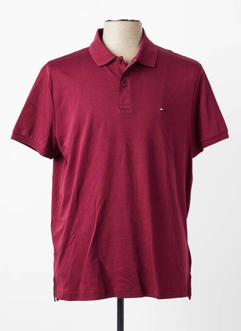Polo croială dreaptă mâneci scurte roșu TOMMY HILFIGER homme