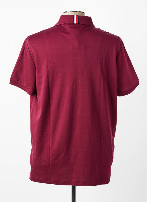 Polo croială dreaptă mâneci scurte roșu TOMMY HILFIGER homme