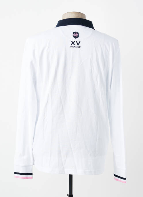 Polo mâneci lungi mâneci lungi alb EDEN PARK homme