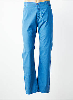 Pantalon drept elasticitate mărime normală albastru MCLASSICS homme
