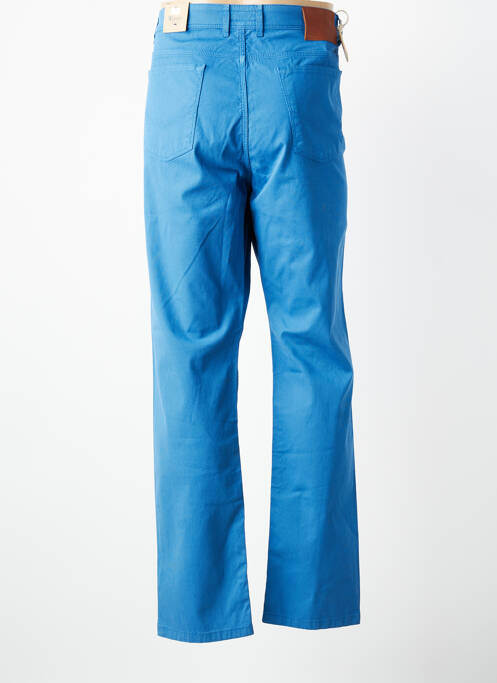 Pantalon drept elasticitate mărime normală albastru MCLASSICS homme