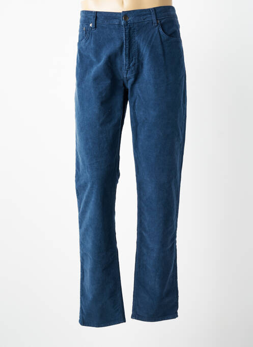 Pantalon drept țesătură catifea mărime normală albastru SERGE BLANCO homme