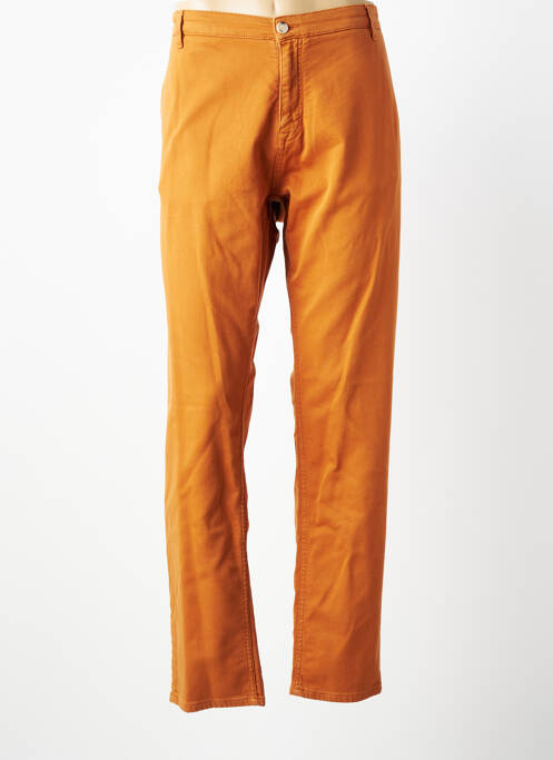 Pantalon chino elasticitate mărime normală portocaliu SERGE BLANCO homme