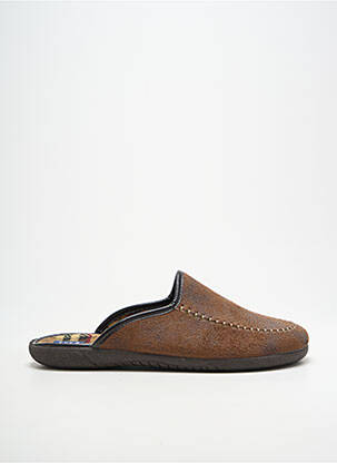 Papuci/pantofi de casă vârf rotund vârf rotund maro SOIR ET MATIN homme