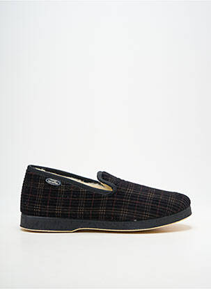 Papuci/pantofi de casă vârf rotund vârf rotund negru SEMELFLEX homme