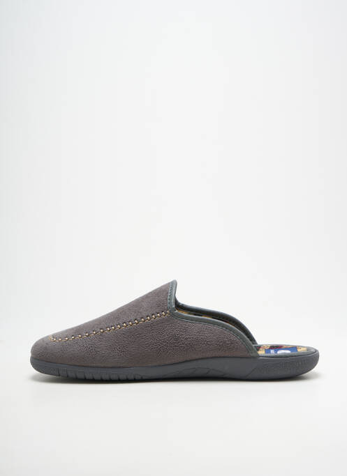 Papuci/pantofi de casă vârf rotund vârf rotund gri SOIR ET MATIN homme