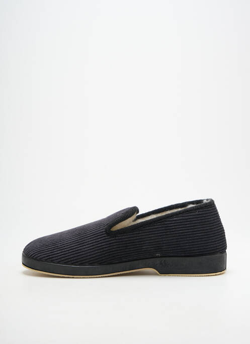 Papuci/pantofi de casă vârf rotund vârf rotund negru SOIR ET MATIN homme