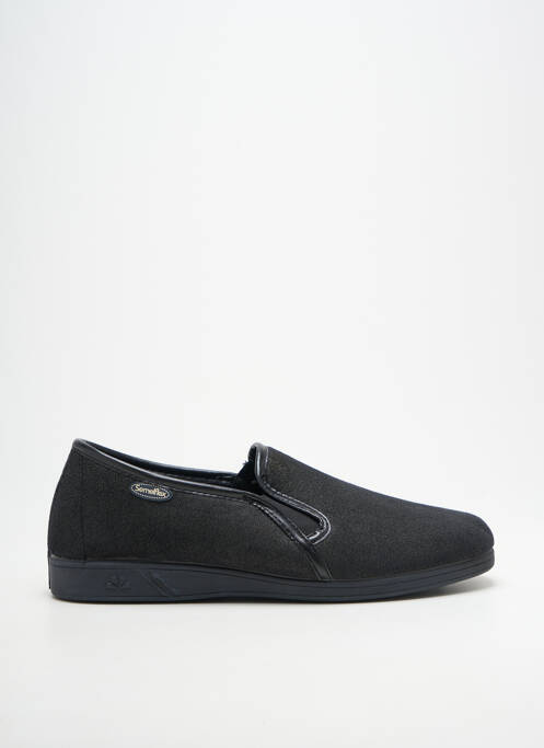 Papuci/pantofi de casă vârf rotund vârf rotund negru SEMELFLEX homme