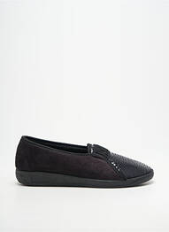 Papuci/pantofi de casă vârf rotund toc plat până la 3 cm negru SOIR ET MATIN femme