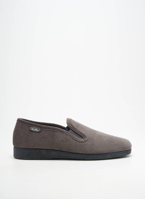 Papuci/pantofi de casă vârf rotund vârf rotund gri SEMELFLEX homme