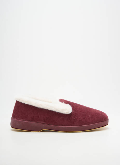 Papuci/pantofi de casă vârf rotund toc plat până la 3 cm violet SOIR ET MATIN femme