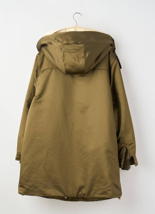 Parka mâneci lungi cu glugă verde ZAPA femme