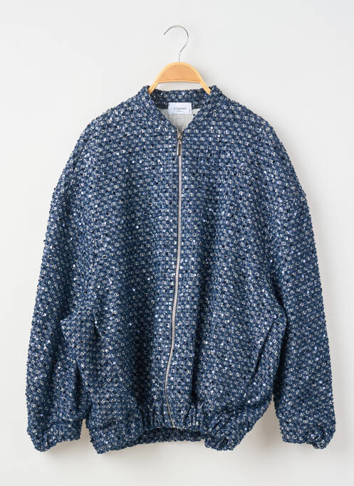 Jachete casual guler rotund albastru L'ESSENTIEL femme