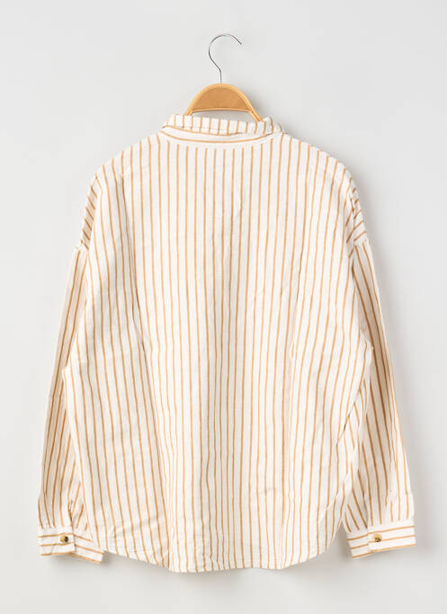 Cămașă țesătură crep mâneci lungi bej YSE femme