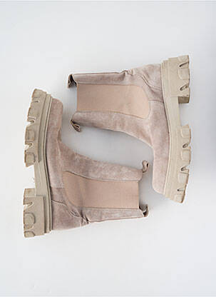 Botine/ghete toc mic toc de 4 la 6 cm gri ALPE femeie