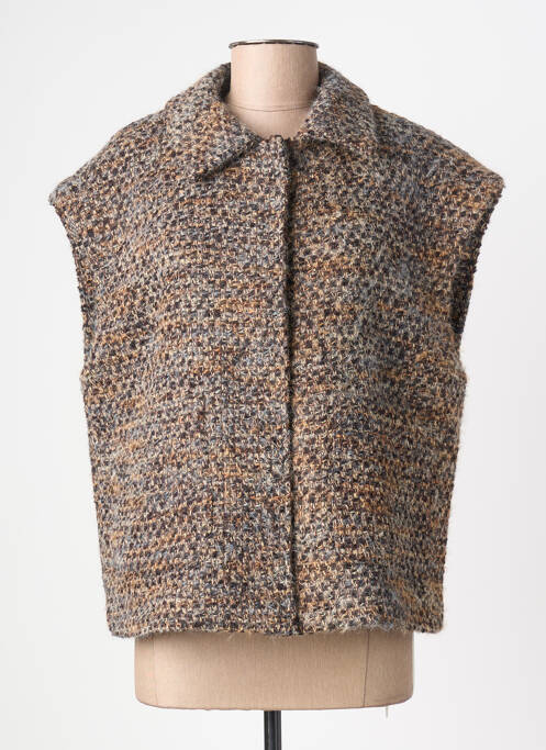 Jachete casual croială dreaptă maro LA PETITE ETOILE femme