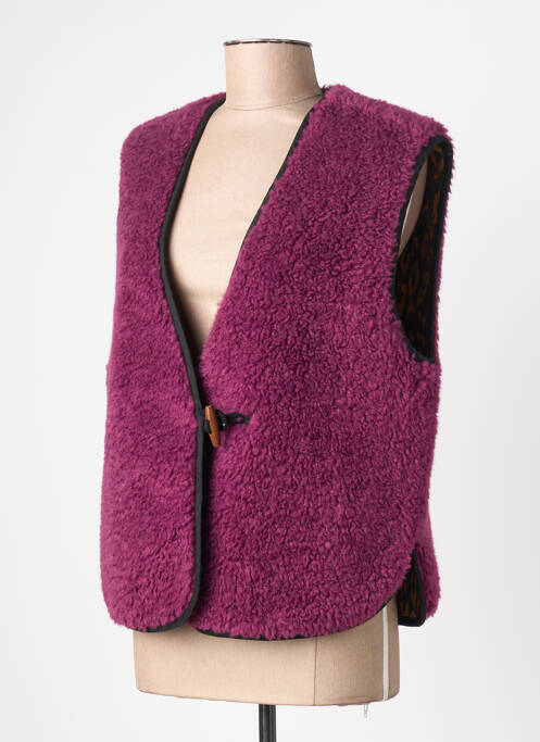 Jachete casual croială dreaptă violet LEON & HARPER femme