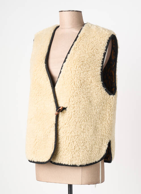 Jachete casual croială dreaptă bej LEON & HARPER femme