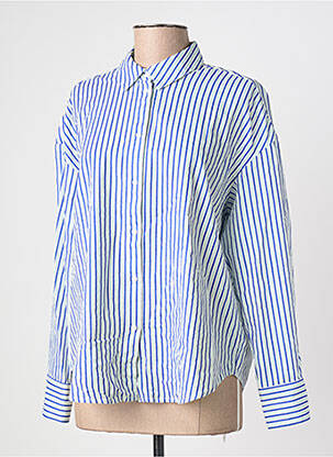 Cămașă imprimeu fantezie mâneci lungi albastru PIECES femme