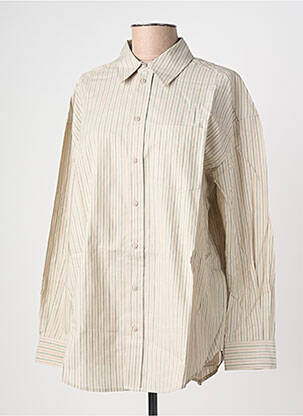 Cămașă imprimeu fantezie mâneci lungi bej KARMA KOMA femme