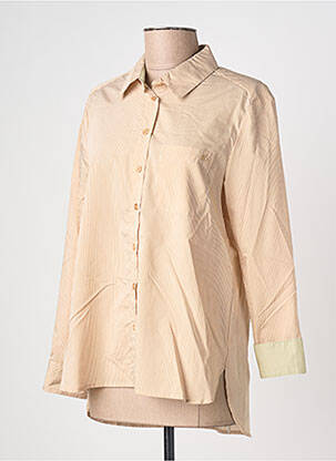 Cămașă imprimeu fantezie mâneci lungi bej LA PETITE ETOILE femme