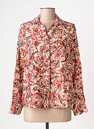 Cămașă imprimeu fantezie mâneci lungi bej PAKO LITTO femme