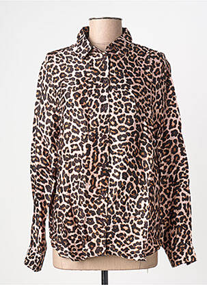 Cămașă croială fluidă mâneci lungi bej LA PETITE ETOILE femme