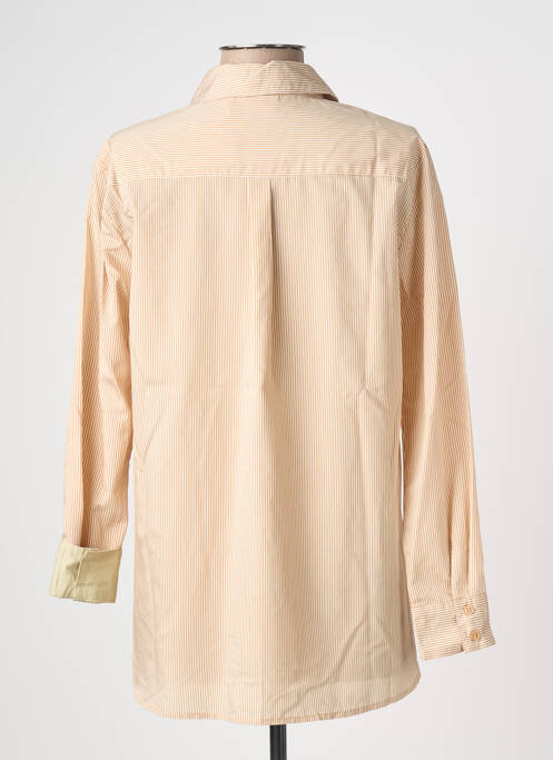 Cămașă imprimeu fantezie mâneci lungi bej LA PETITE ETOILE femme