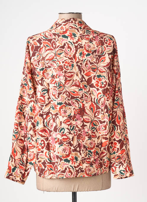 Cămașă imprimeu fantezie mâneci lungi bej PAKO LITTO femme