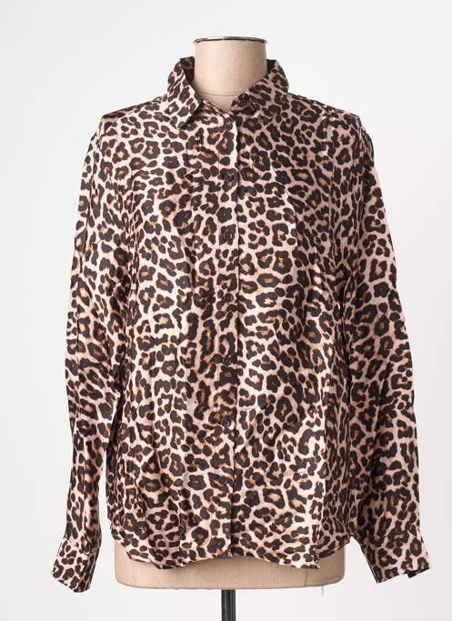 Cămașă croială fluidă mâneci lungi bej LA PETITE ETOILE femme